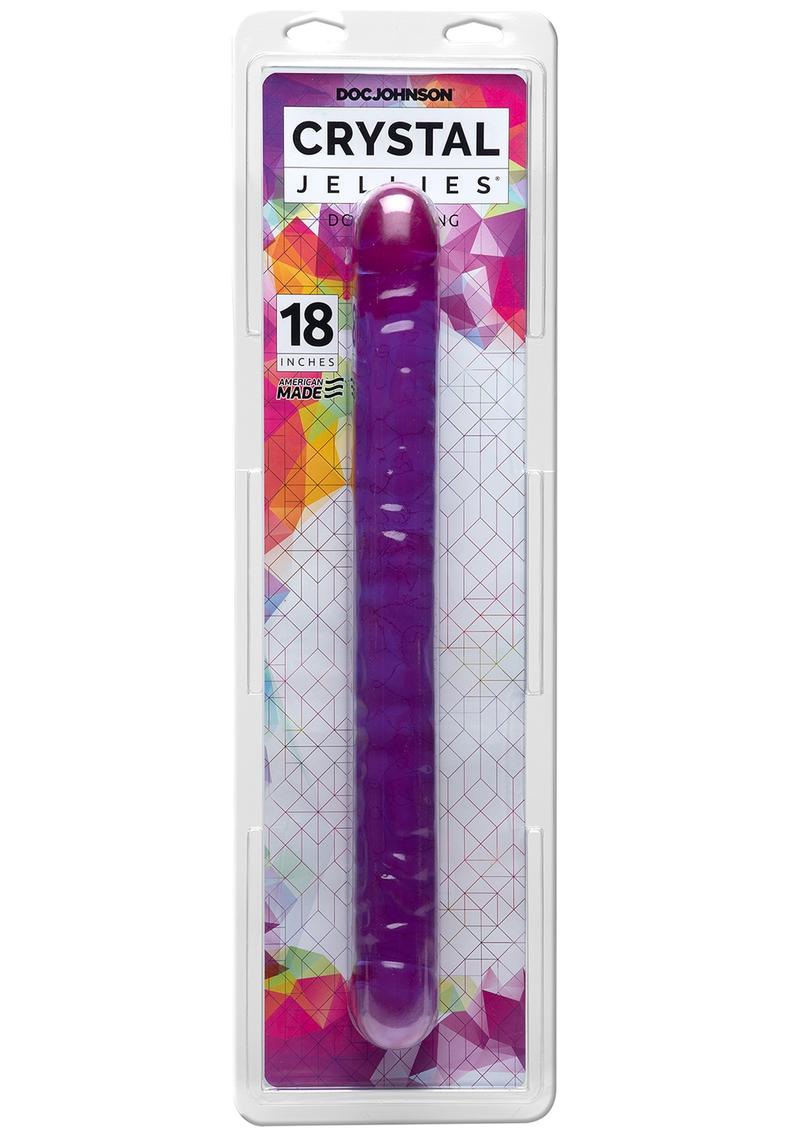 18 Crystal Jellie Doble Dong Púrpura