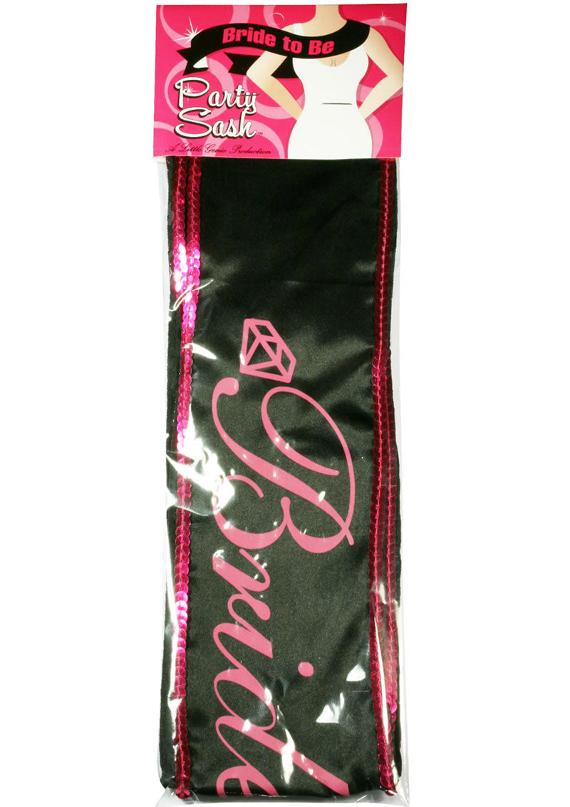 Faja de fiesta ajustable para futura novia - Negro/Rosa