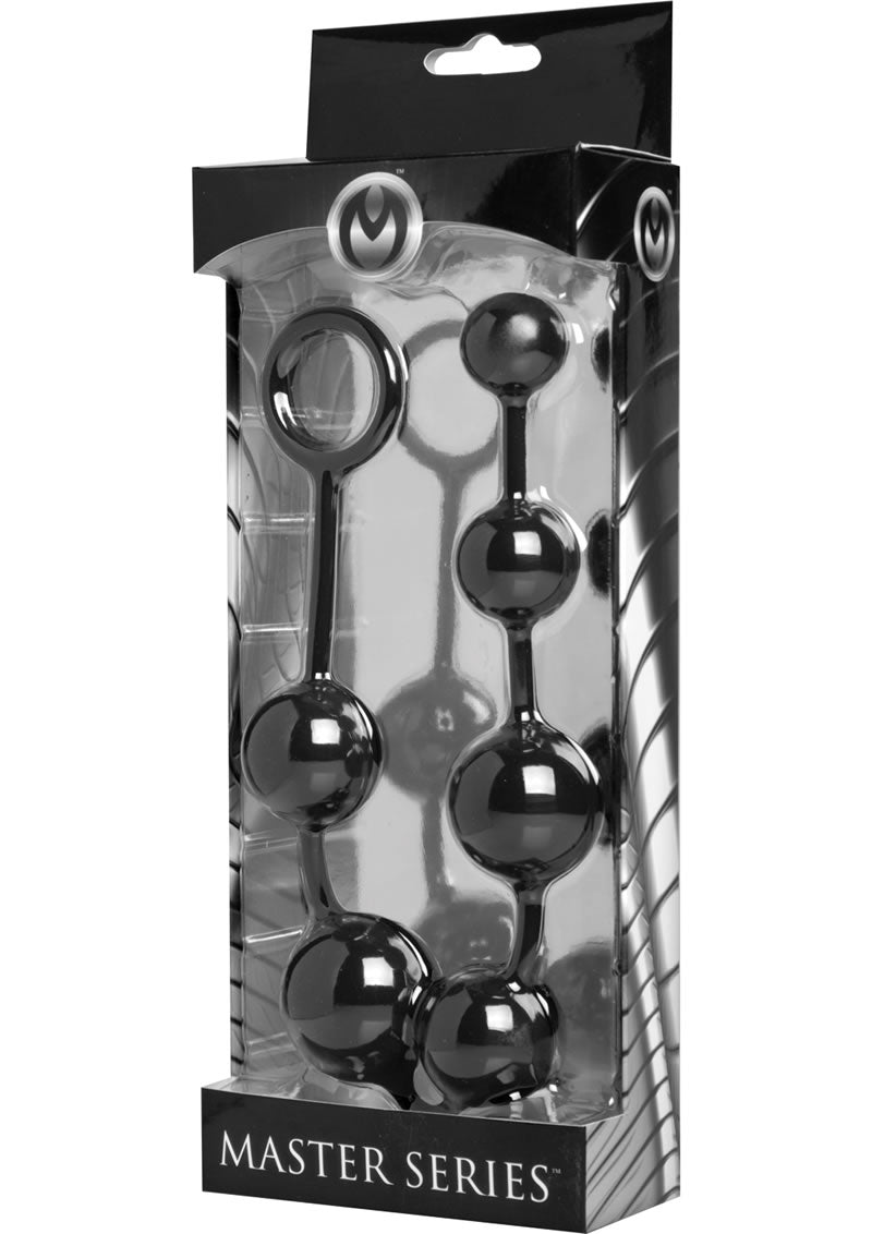 Master Series Serpent 6 Bolas Anales de Silicona - Negro