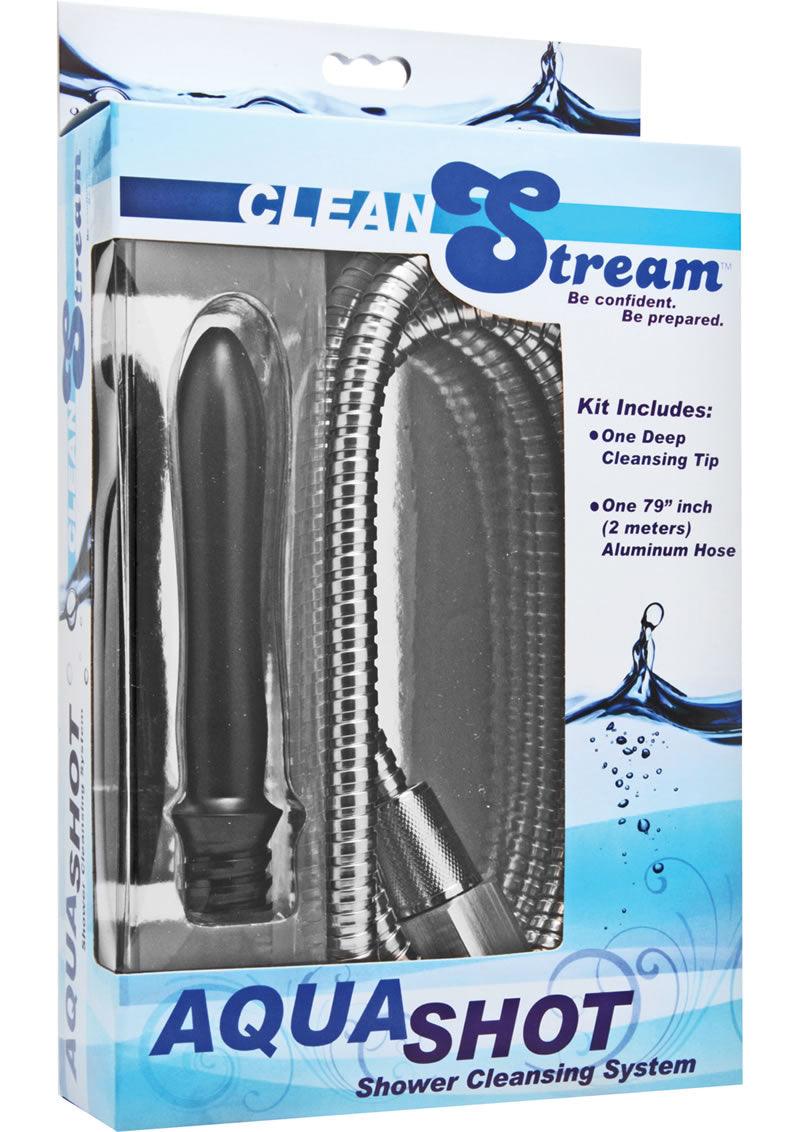 Sistema de limpieza de ducha CleanStream Aqua Shot - Plateado