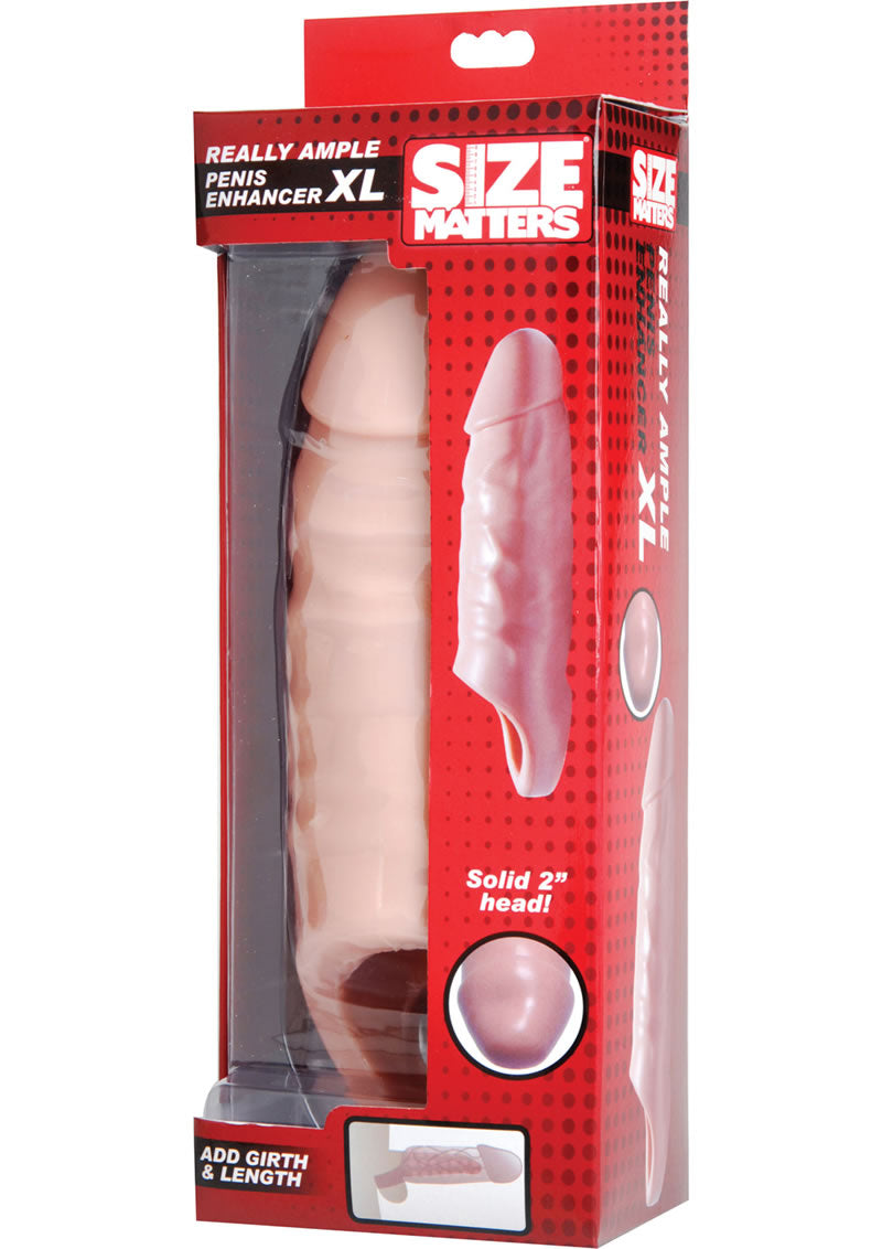 El tamaño importa, potenciador de pene Ample XL - Vainilla