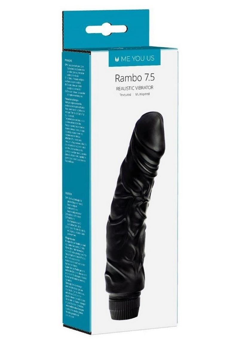 Vibrador realista ME YOU US Rambo 7.5 - Negro