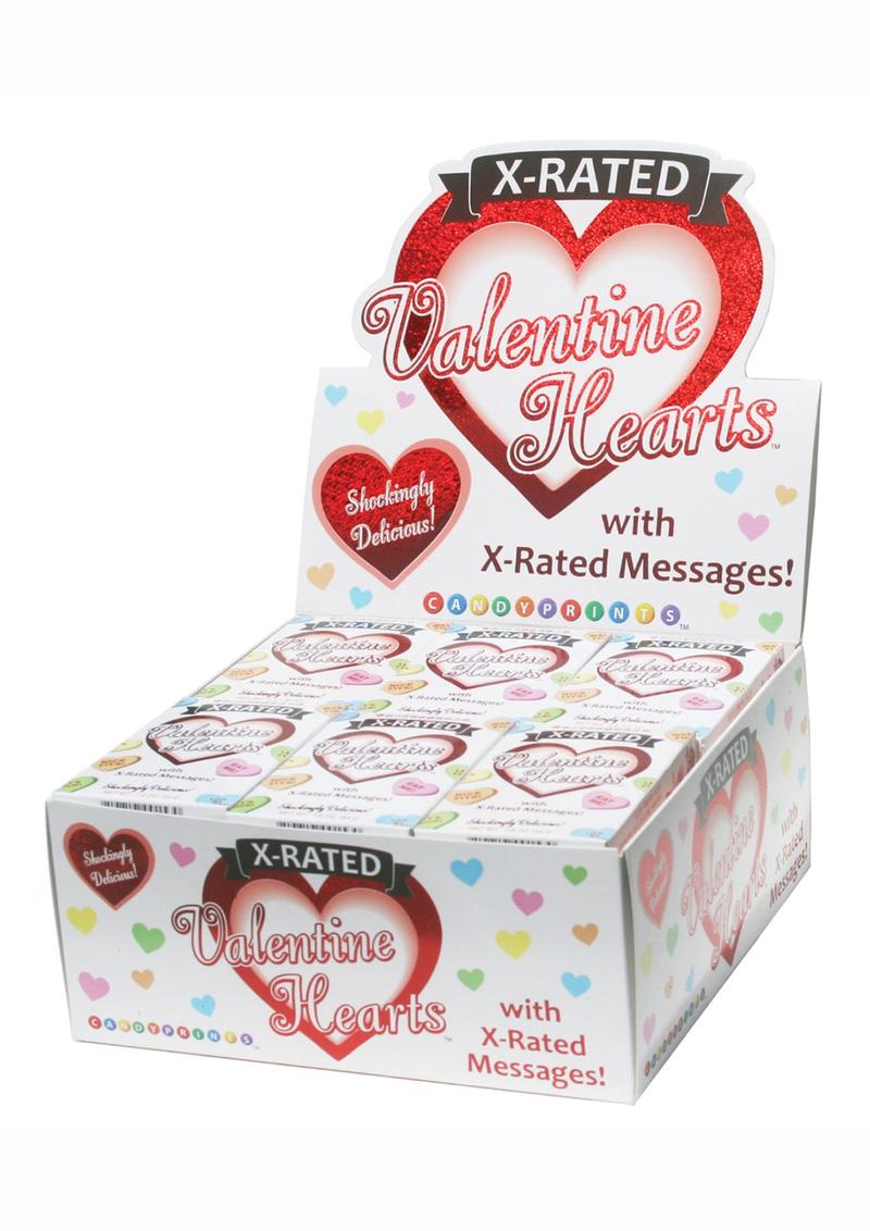 Exhibidor de dulces de San Valentín con clasificación X (24 paquetes por exhibidor)