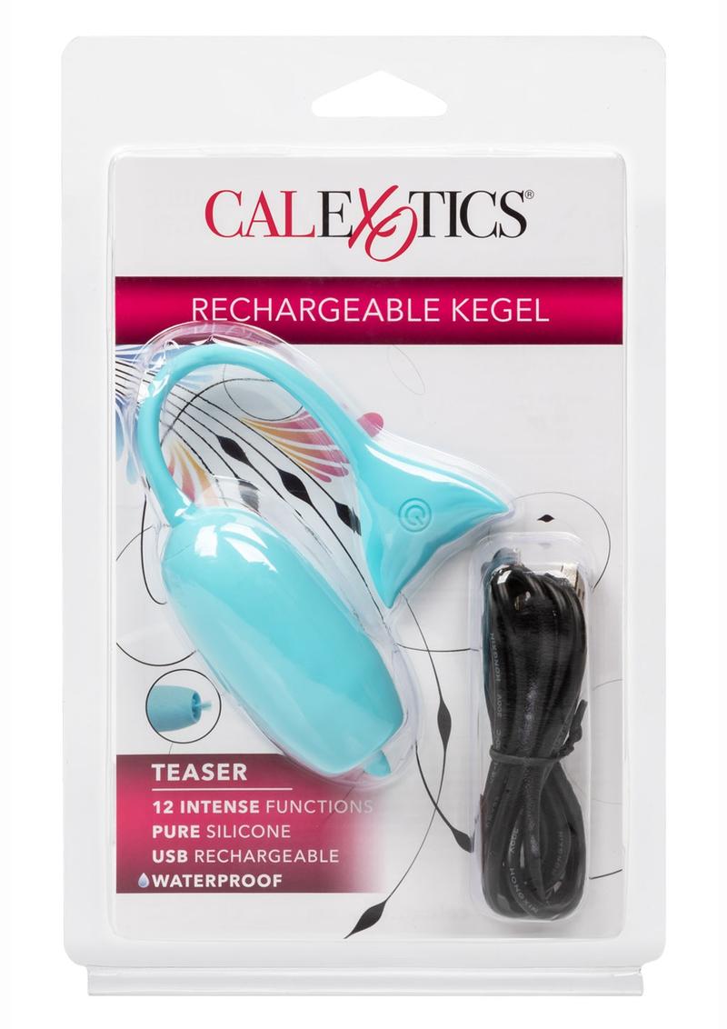 Juguetes sexuales de Kegel de silicona recargables - Azul