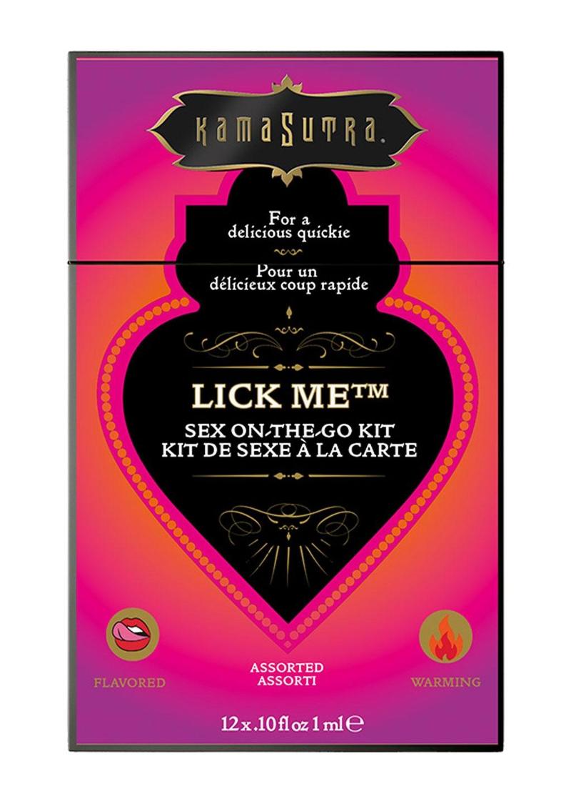 Kit sexual para llevar Kama Sutra Lick Me