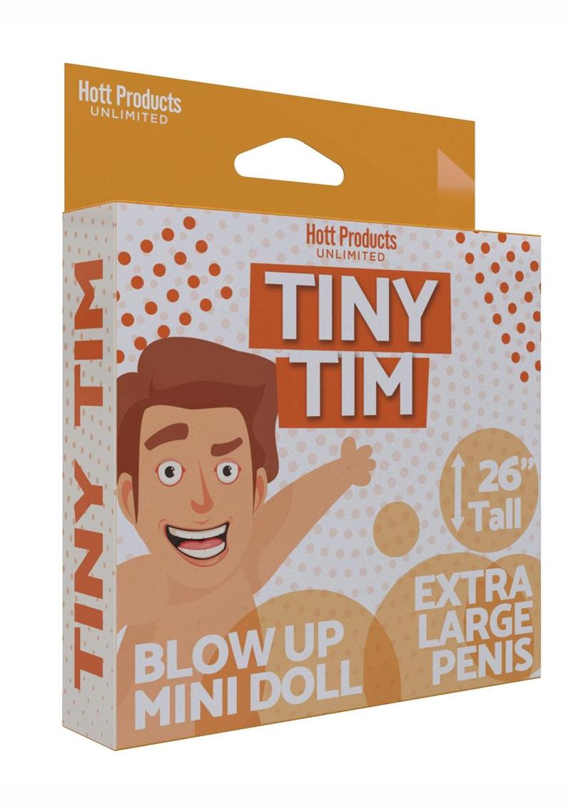 Muñeca inflable Tiny Tim para fiestas - Vainilla
