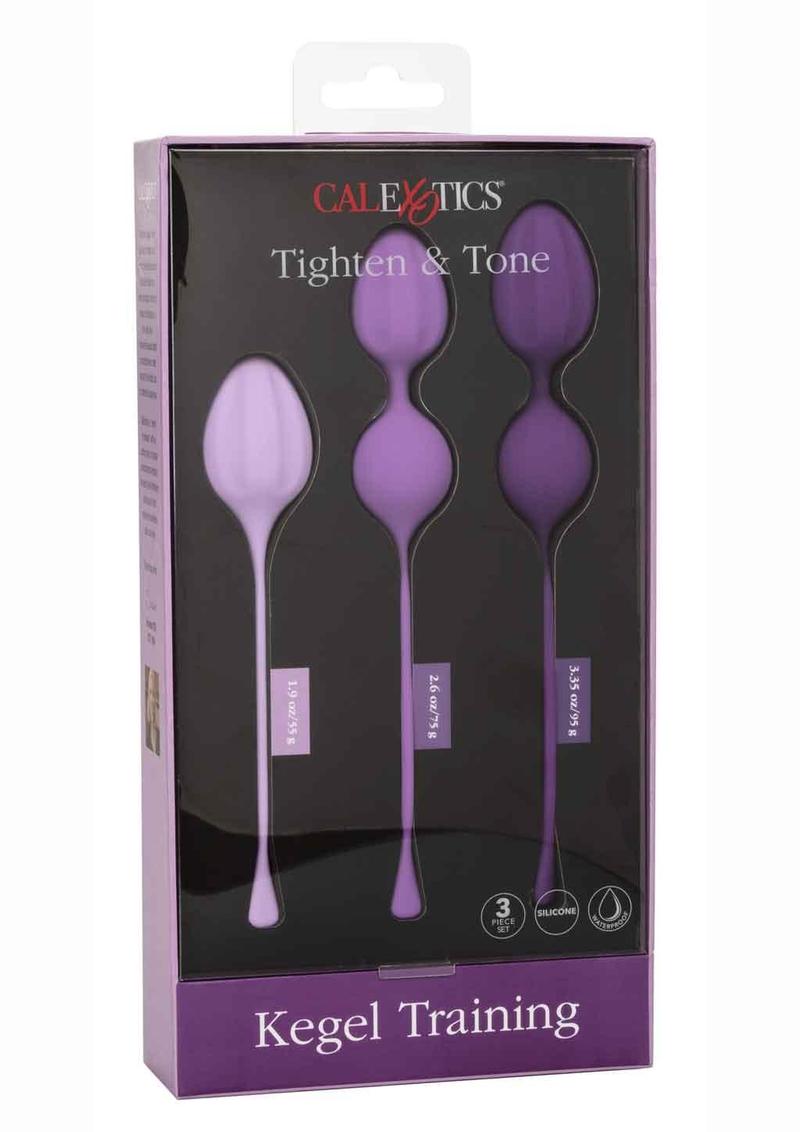 Set de entrenamiento de Kegel (3 piezas) - Morado