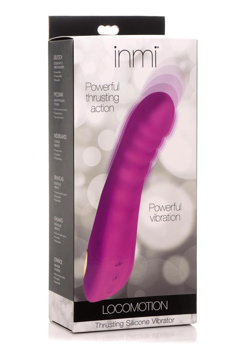 Vibrador de silicona Inmi Locomotion Thrusting - Rosa