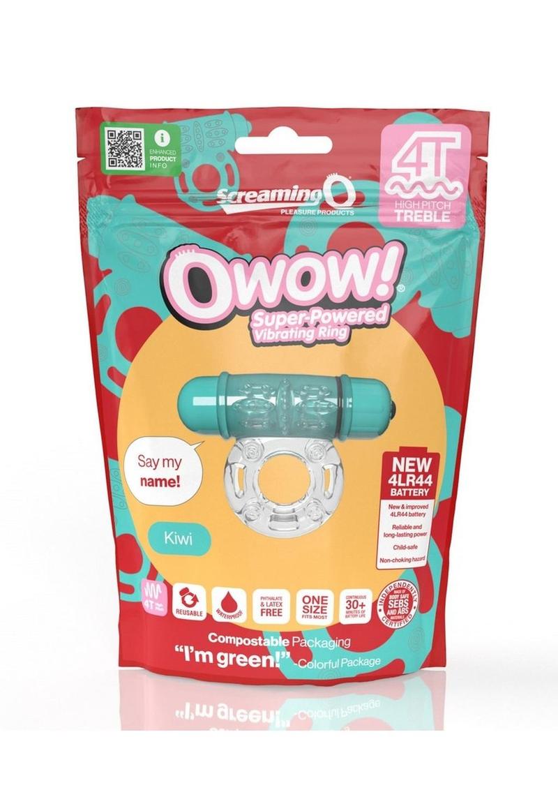 Anillo vibrador Screaming O 4T O Wow - Kiwi