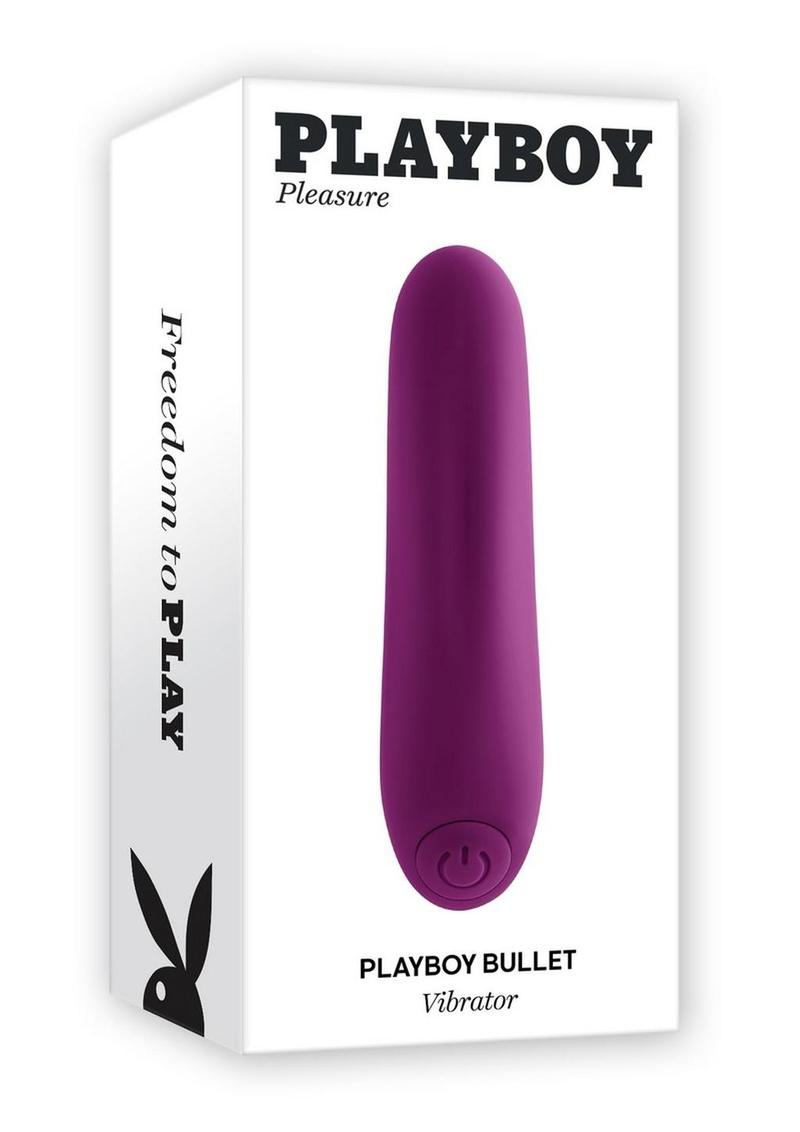 Vibrador de silicona recargable Playboy Bullet - Morado