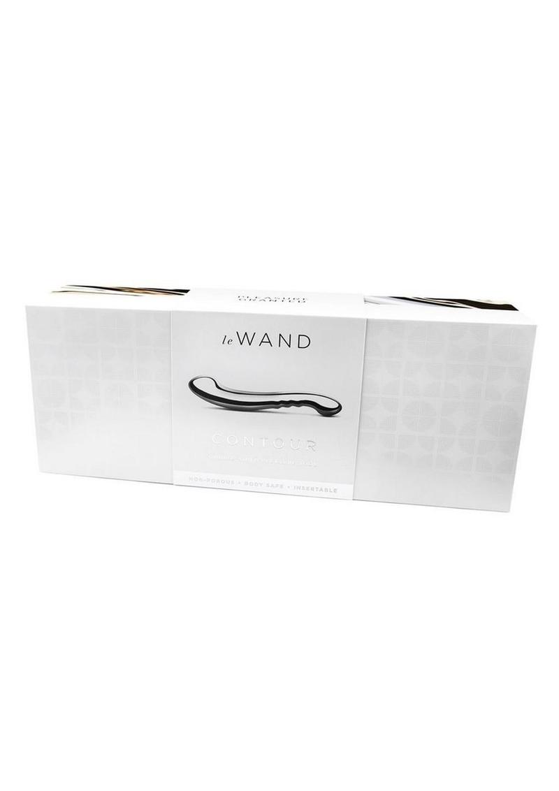 Consolador Le Wand Contour de doble extremo - Acero inoxidable