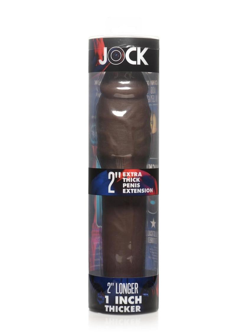 Funda de extensión de pene extra gruesa JOCK de 5 cm - Chocolate