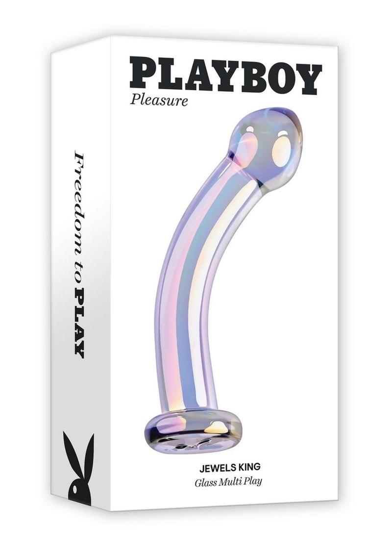 Sonda de cristal King de Playboy Jewels - Morada