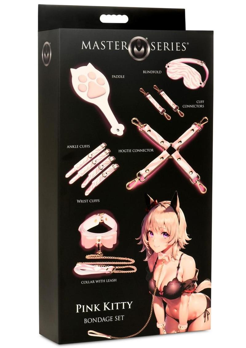 Juego de bondage Master Series Pink Kitty
