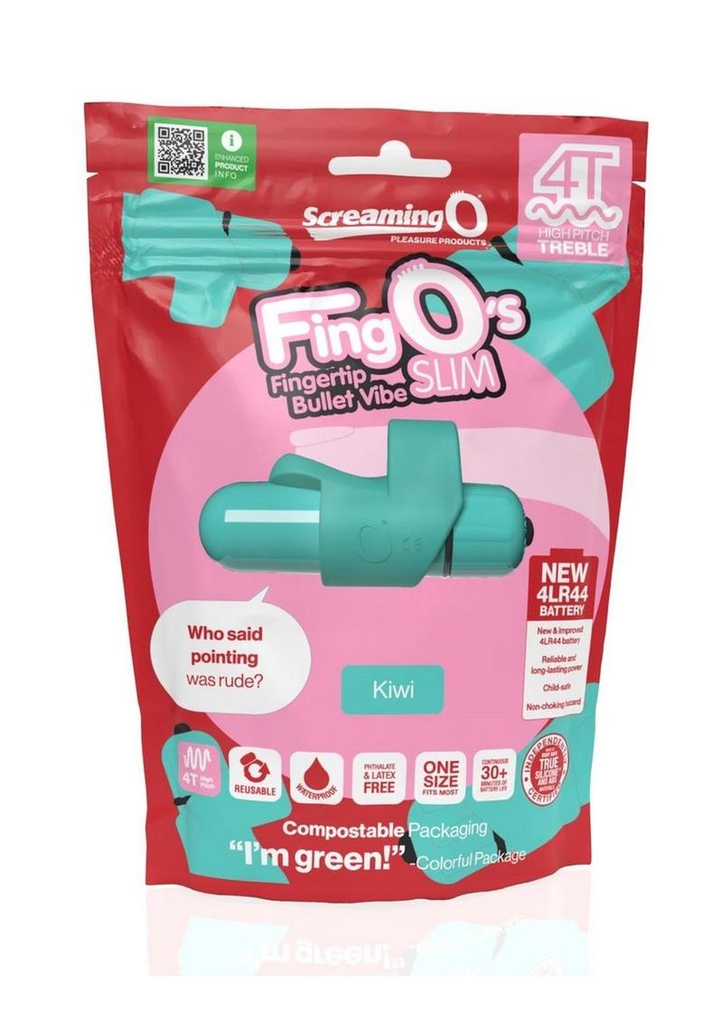 Vibrador de dedo 4T FingO Slim - Kiwi