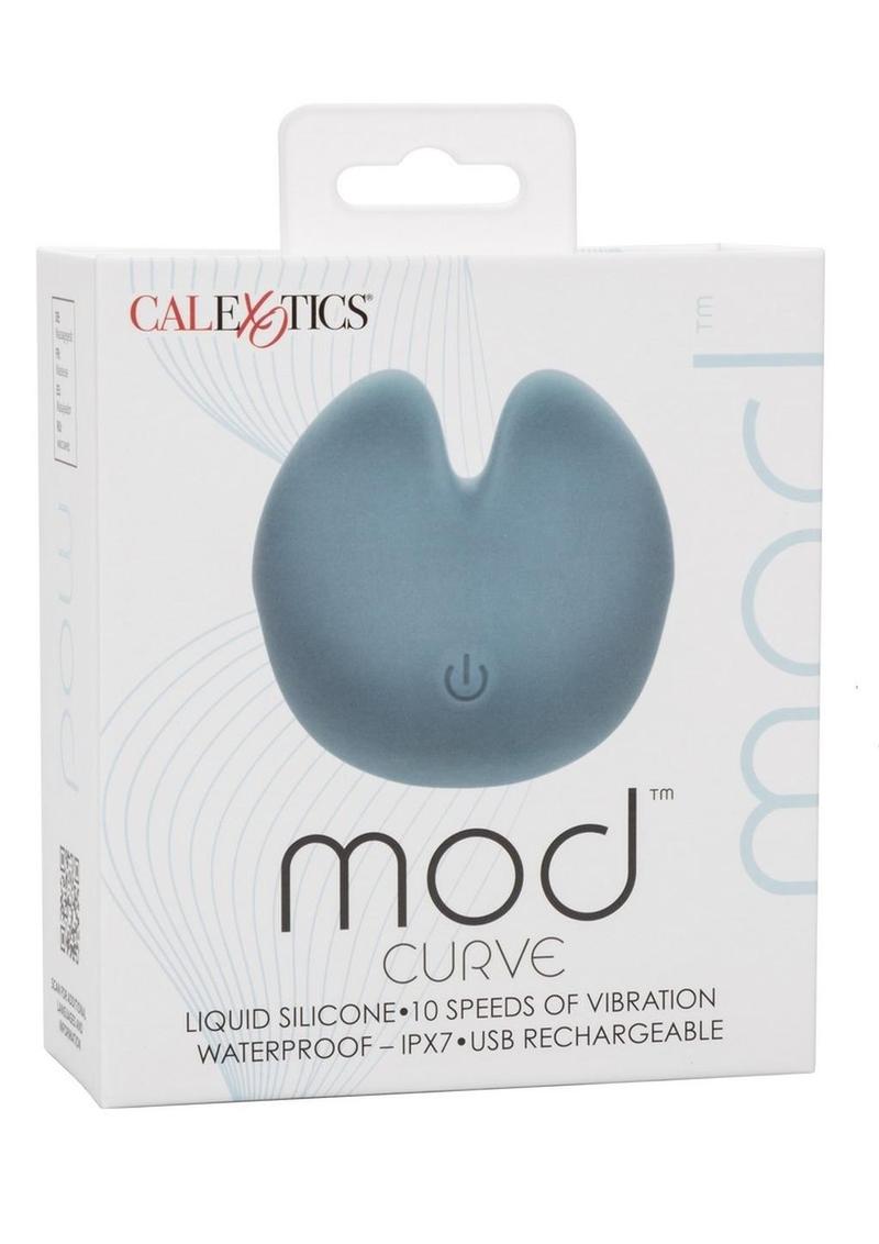 Masajeador de silicona recargable Mod Curve - Azul