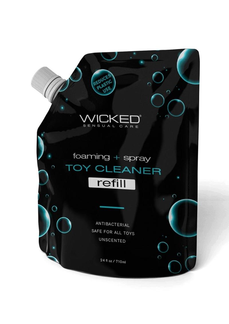 Bolsa de repuesto para limpiador de juguetes Wicked Sensual Foam and Fresh de 24 oz.
