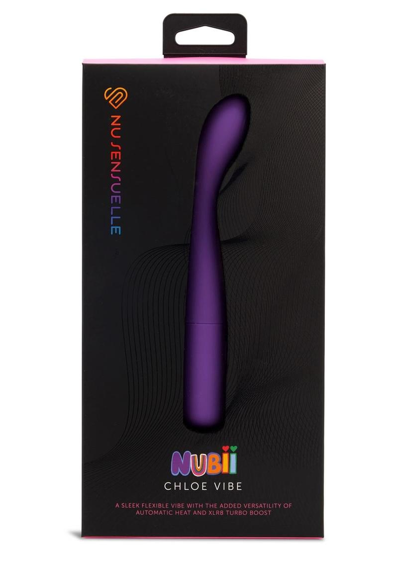 Nu Sensuelle Chloe Nubii Vibrador de Silicona Recargable - Púrpura