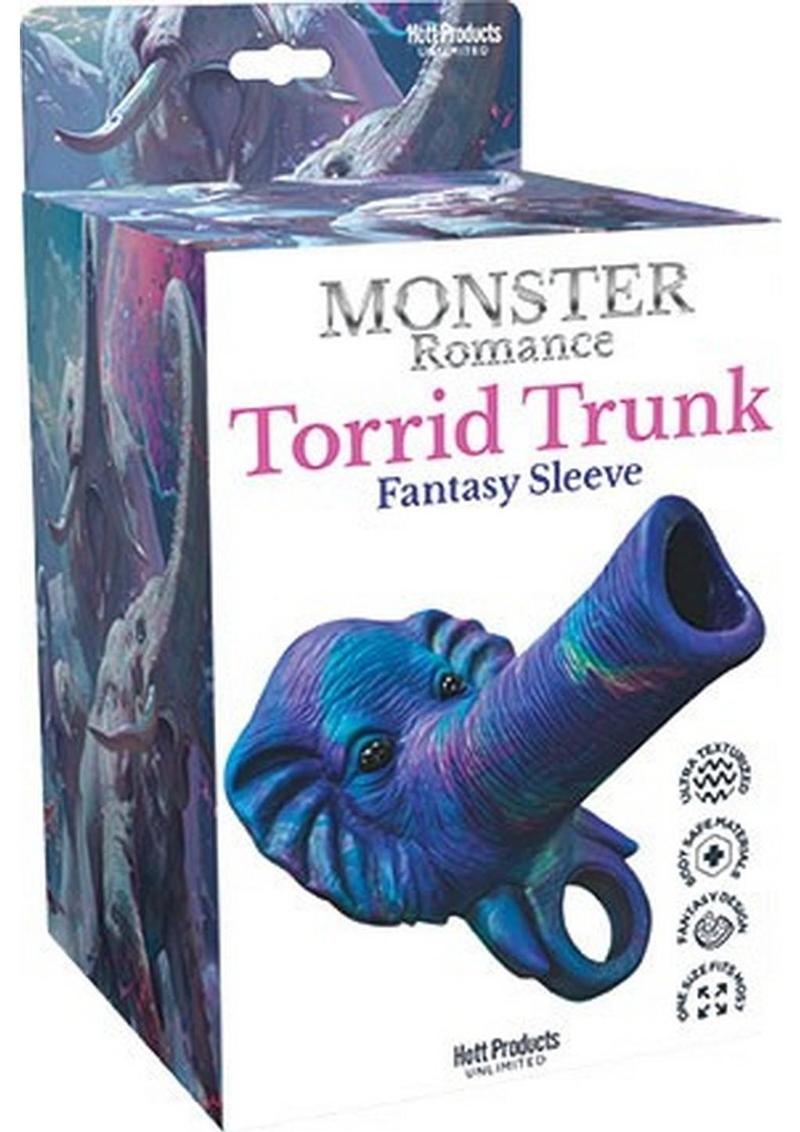Funda para pene Monster Romance Torrid Trunk - Morado/Multicolor