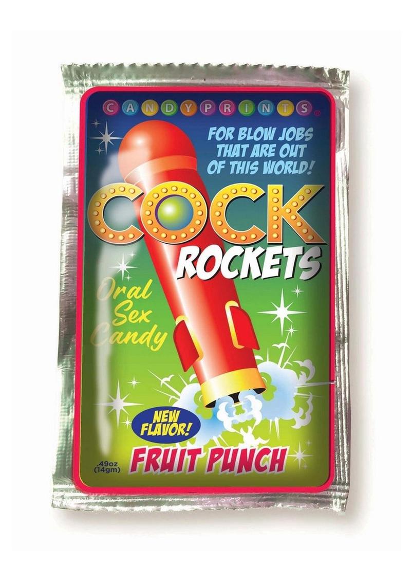 Caramelos para sexo oral Cock Rockets - Ponche de frutas