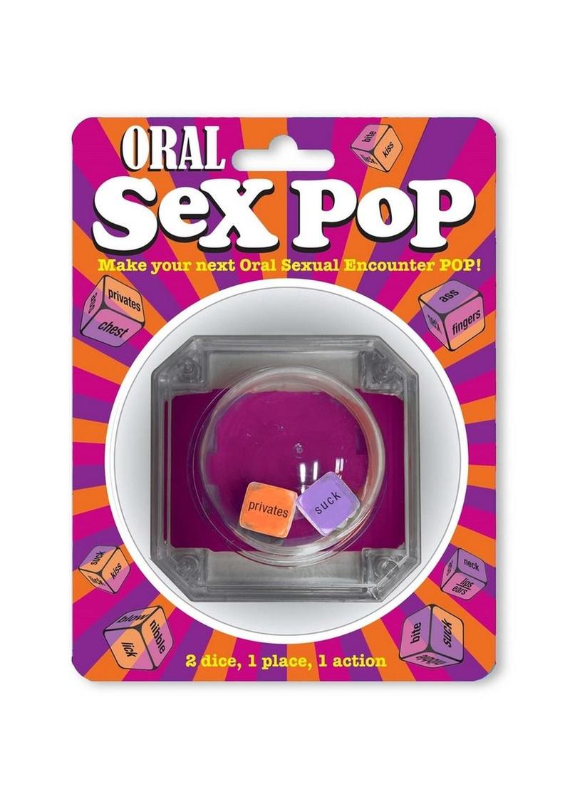 Juego de dados pop de sexo oral