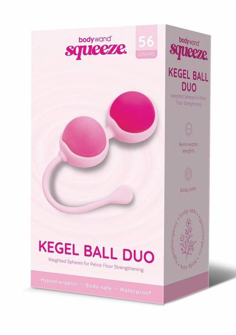 Bolas Kegel BodyWand Squeeze Duo con peso de silicona, 56 g