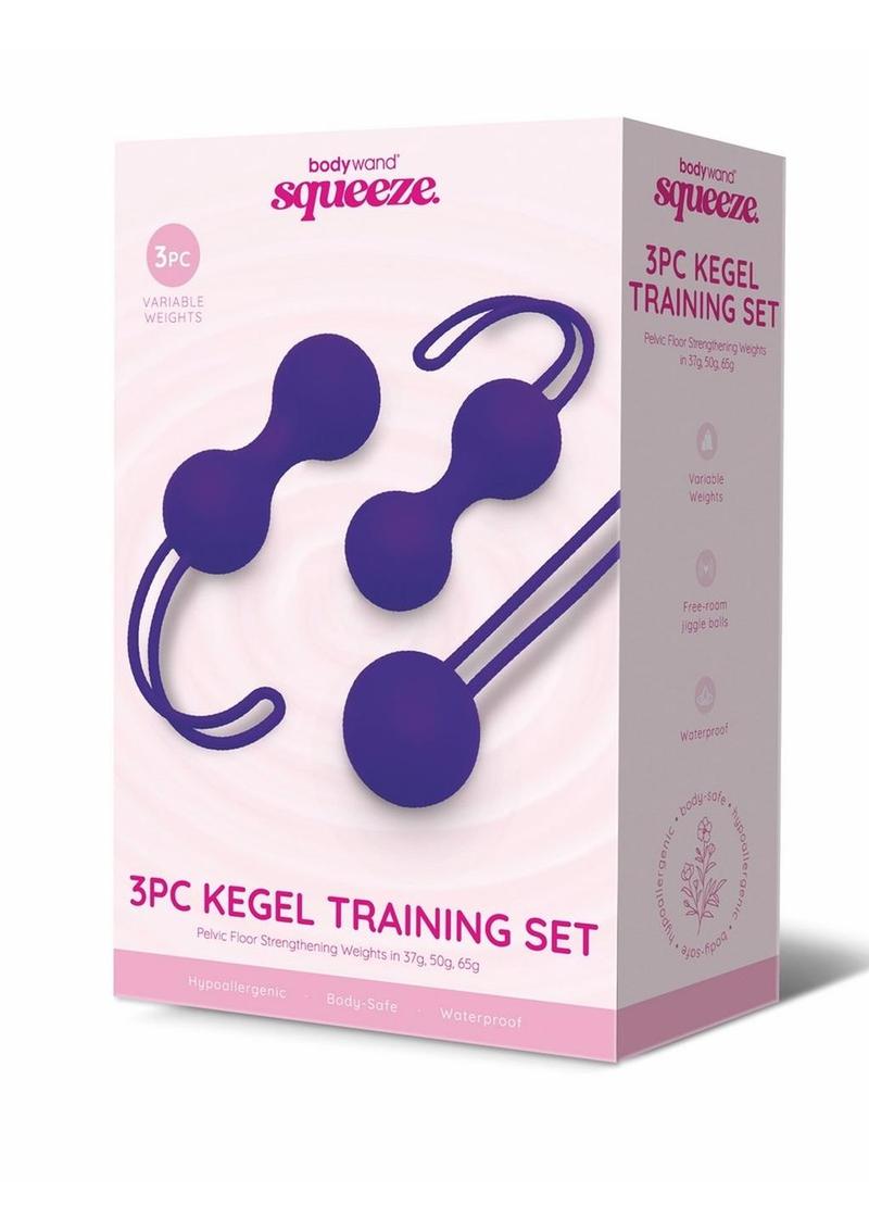 Bodywand Squeeze - Set de ejercicios de Kegel de silicona (37-65 g, 3 piezas)