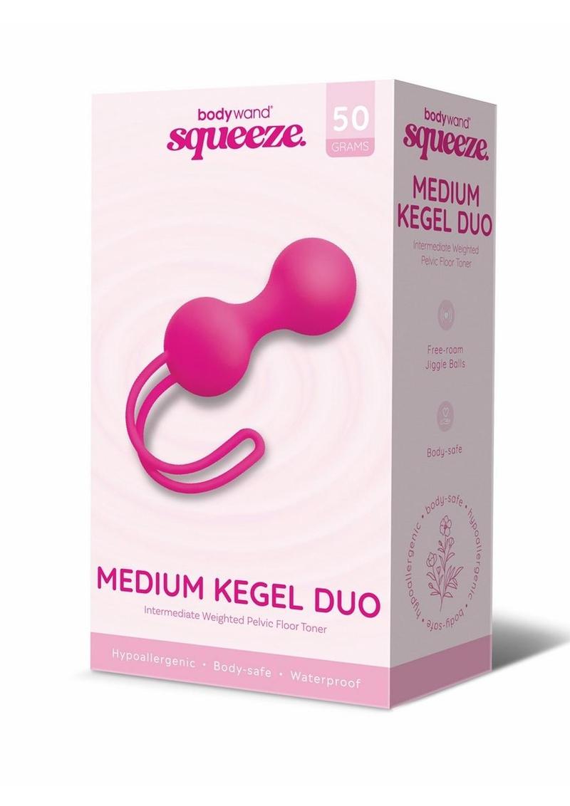 Bodywand Squeeze - Dúo de Kegel de silicona mediano (50 g)