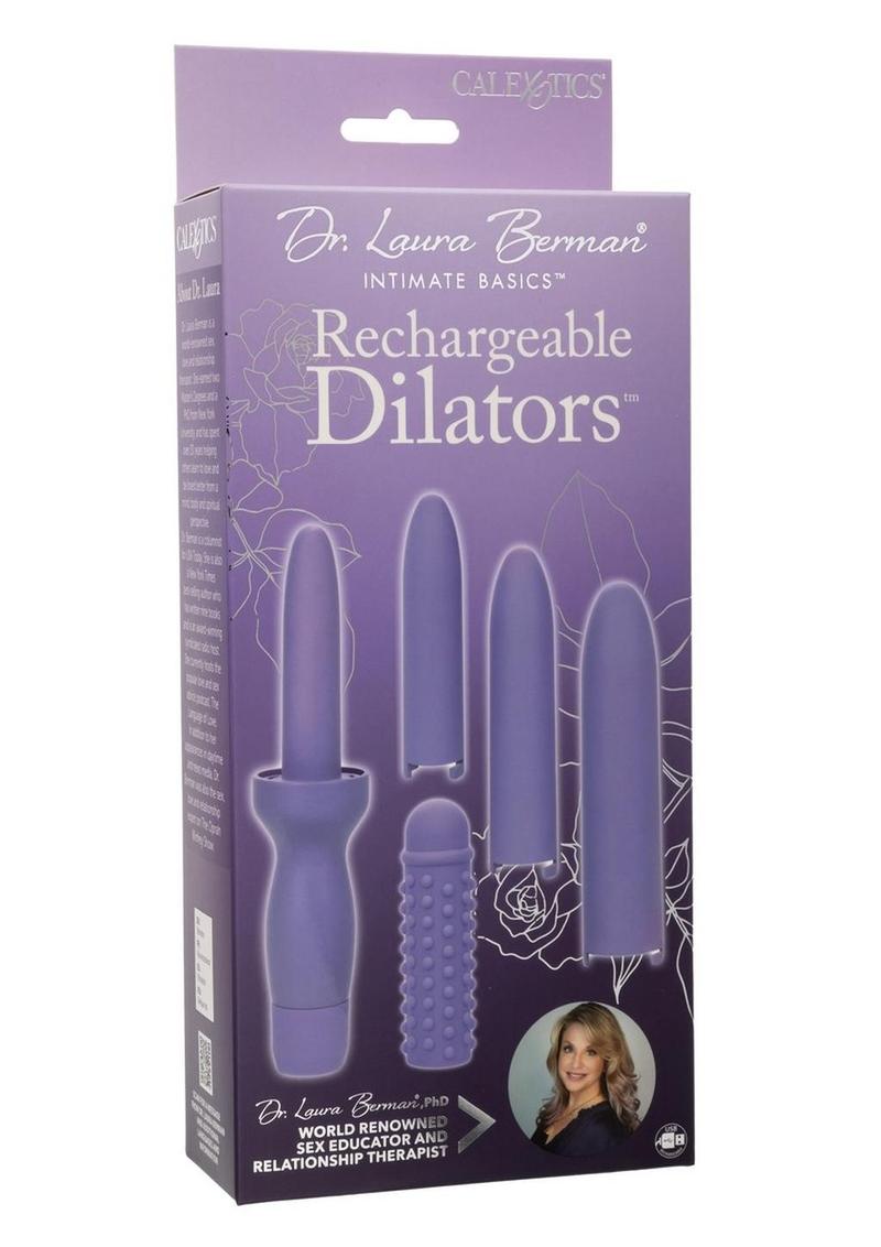 Dilatadores recargables Dra. Laura Berman (juego de 4) - Morado