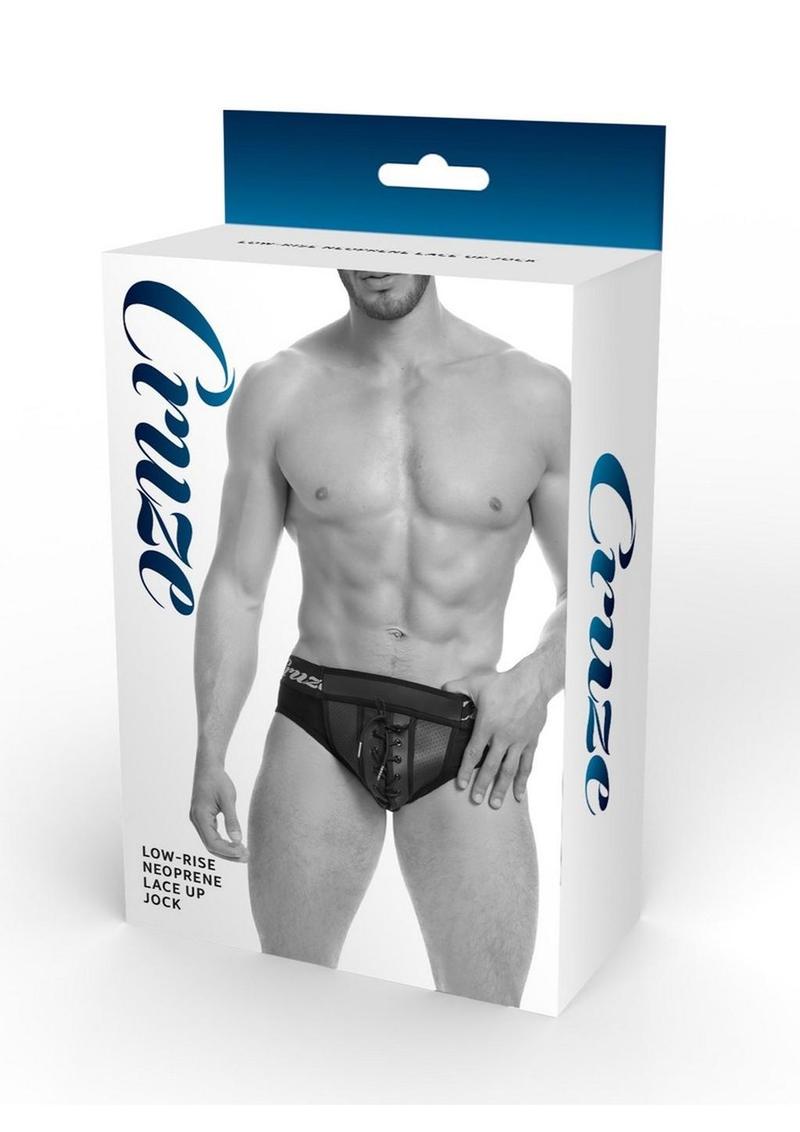 Suspensorio deportivo con cordones Cruze Kick-Off - Talla pequeña/mediana - Negro