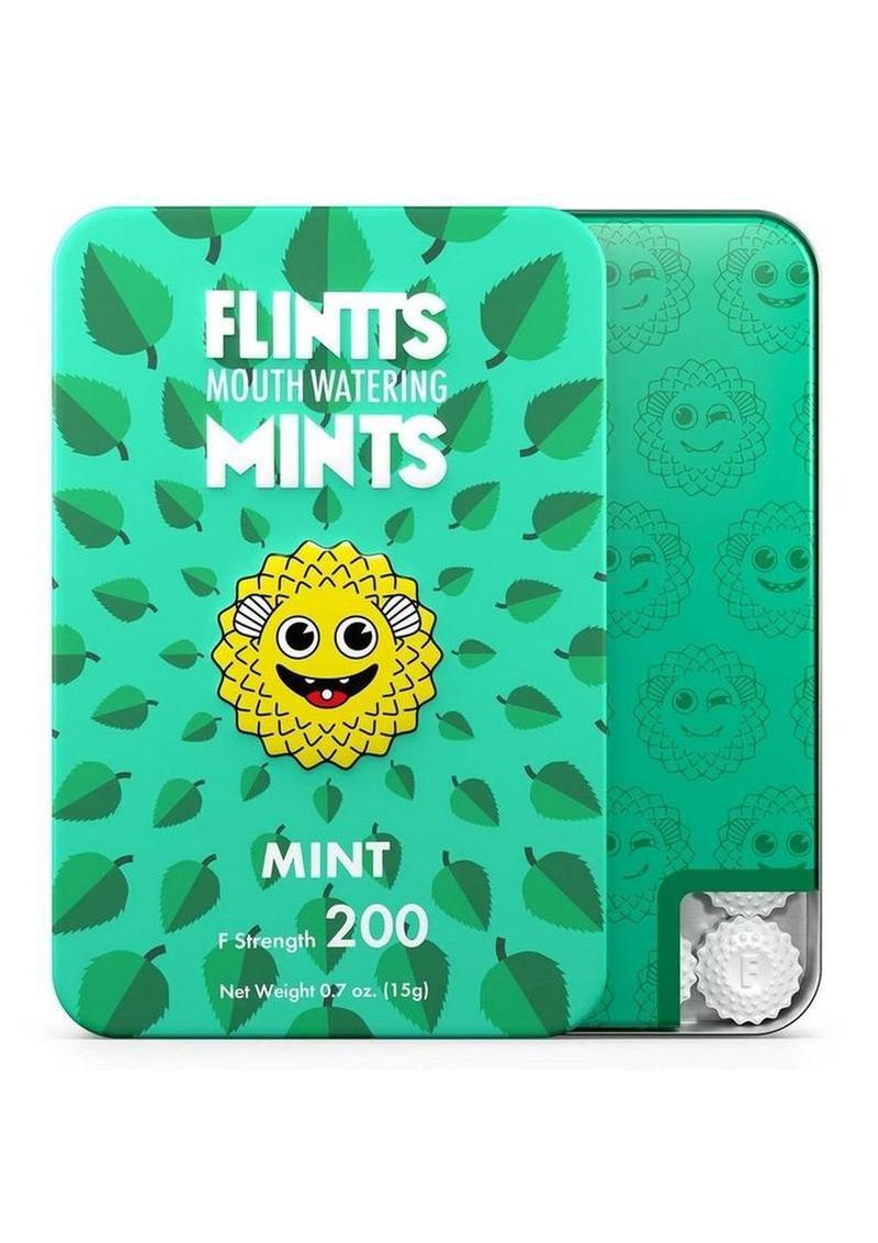 Flintts Mints Delicias Orales Deliciosas - Menta (F Fuerza 200) - 28-30 por lata