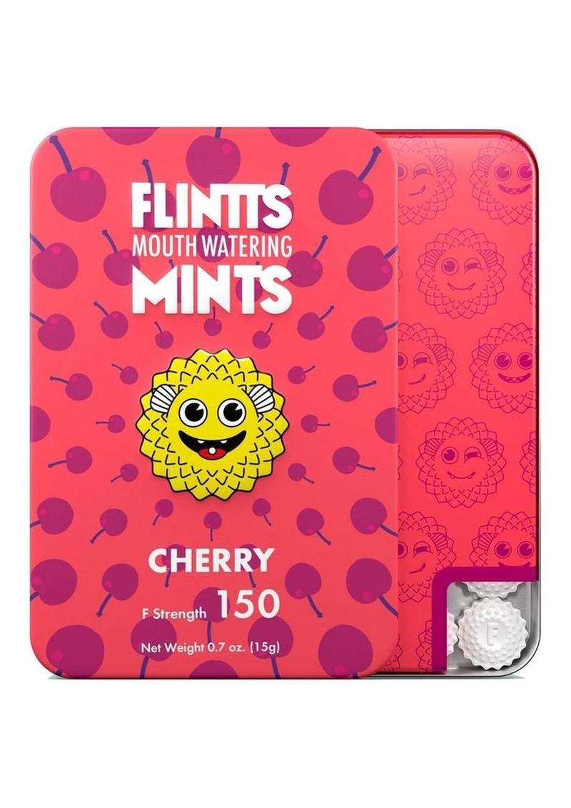 Delicias bucales deliciosas Flintts Mints - Cereza (concentración F 150) - 28-30 por lata