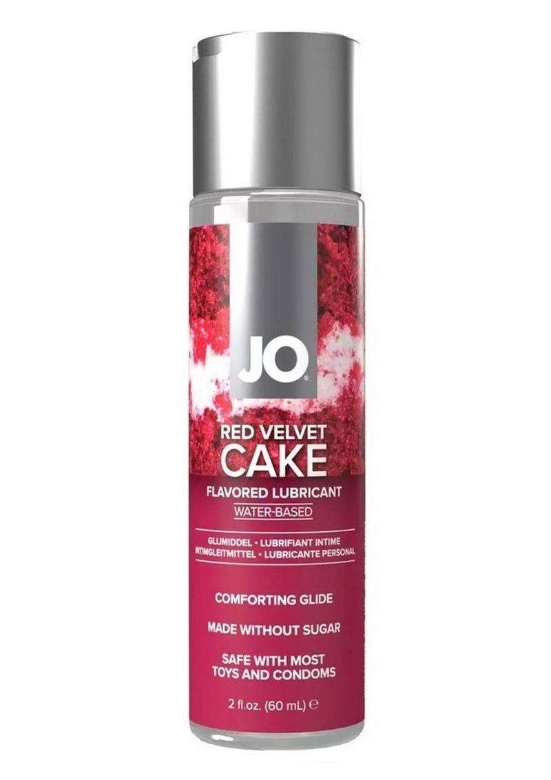 Lubricante sabor pastel Red Velvet JO de 2 oz