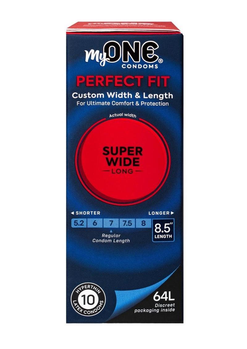 Condones My ONE Super Wide y Long (paquete de 10)