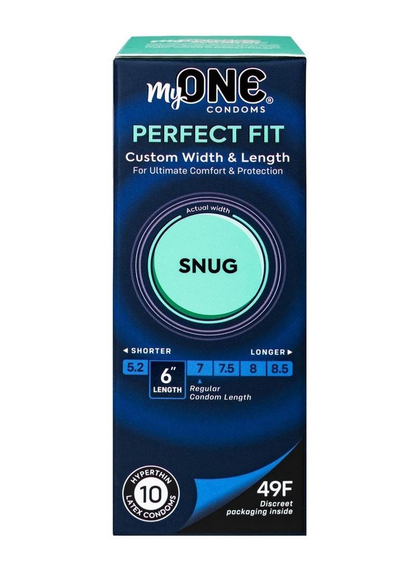 Condones My ONE Snug (paquete de 10)