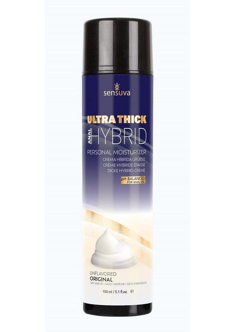 Lubricante anal híbrido ultraespeso Sensuva original sin sabor, 147 g
