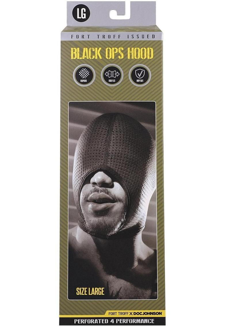Fort Troff Black Ops Hood - Large - Black