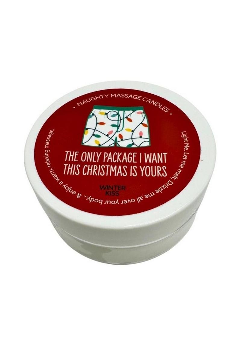 Vela de masaje Kama Sutra Holiday Mini de 1 oz - El único paquete - Especias de invierno