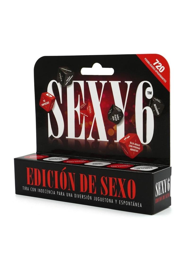 Juego de dados Sexy 6 Sex Edition (español)