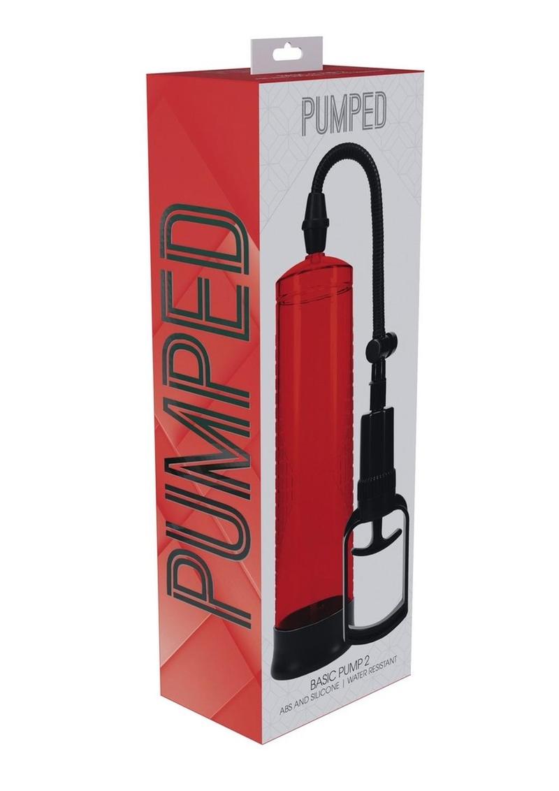 Bomba de pene de silicona resistente al agua Pumped Basic Pump 2 - Roja