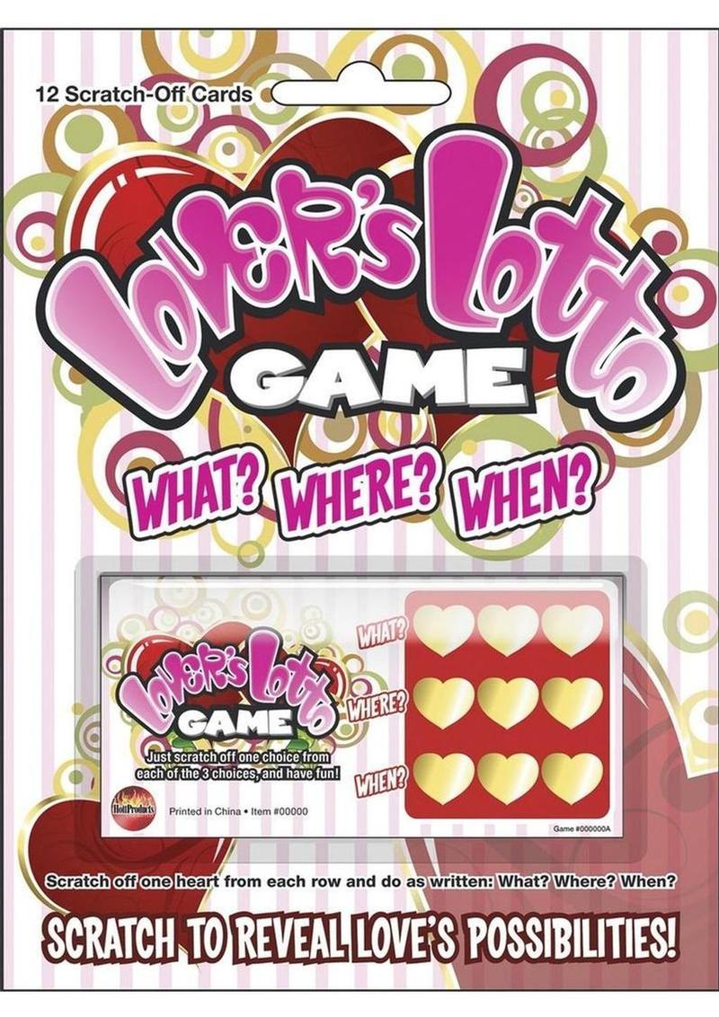 Juego de lotería para amantes, rasca y juega, juego sexual con tarjeta