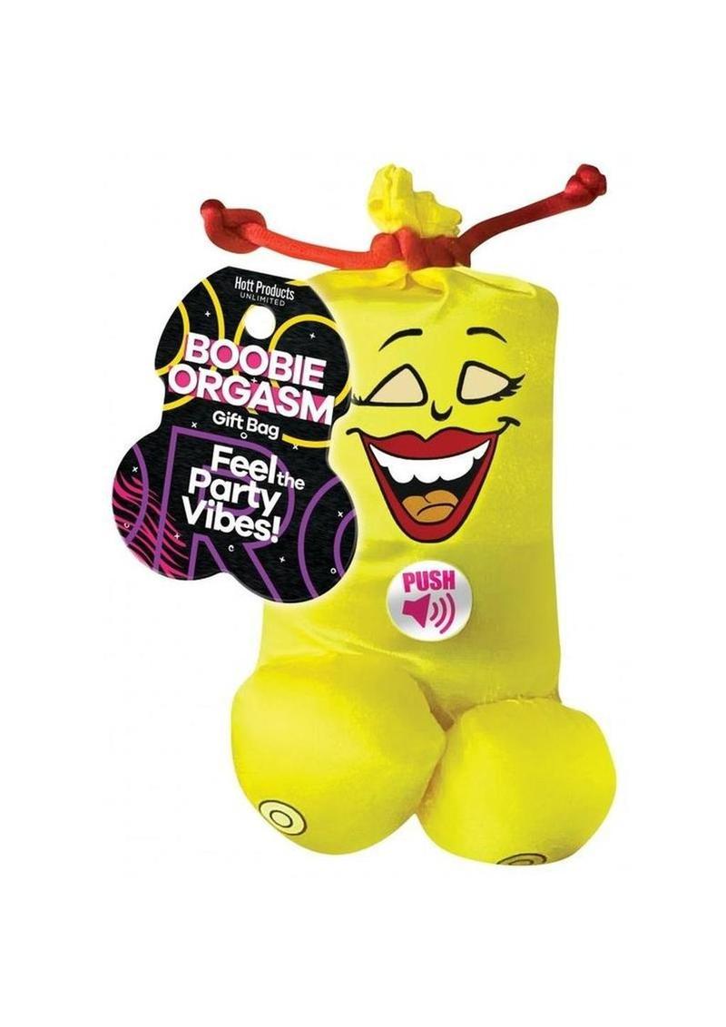 Bolsa de regalo para orgasmos con tetas - Amarilla