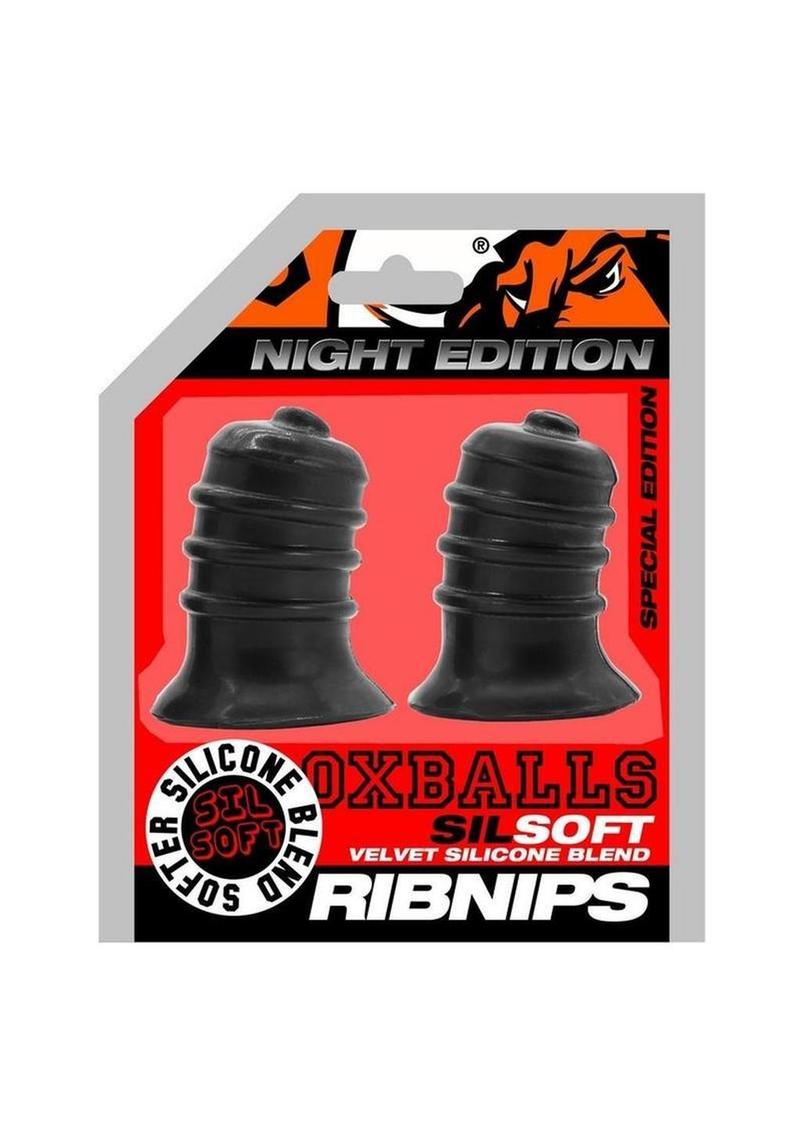 Chupasueños Ribnips de base ancha y curva, edición nocturna, color negro