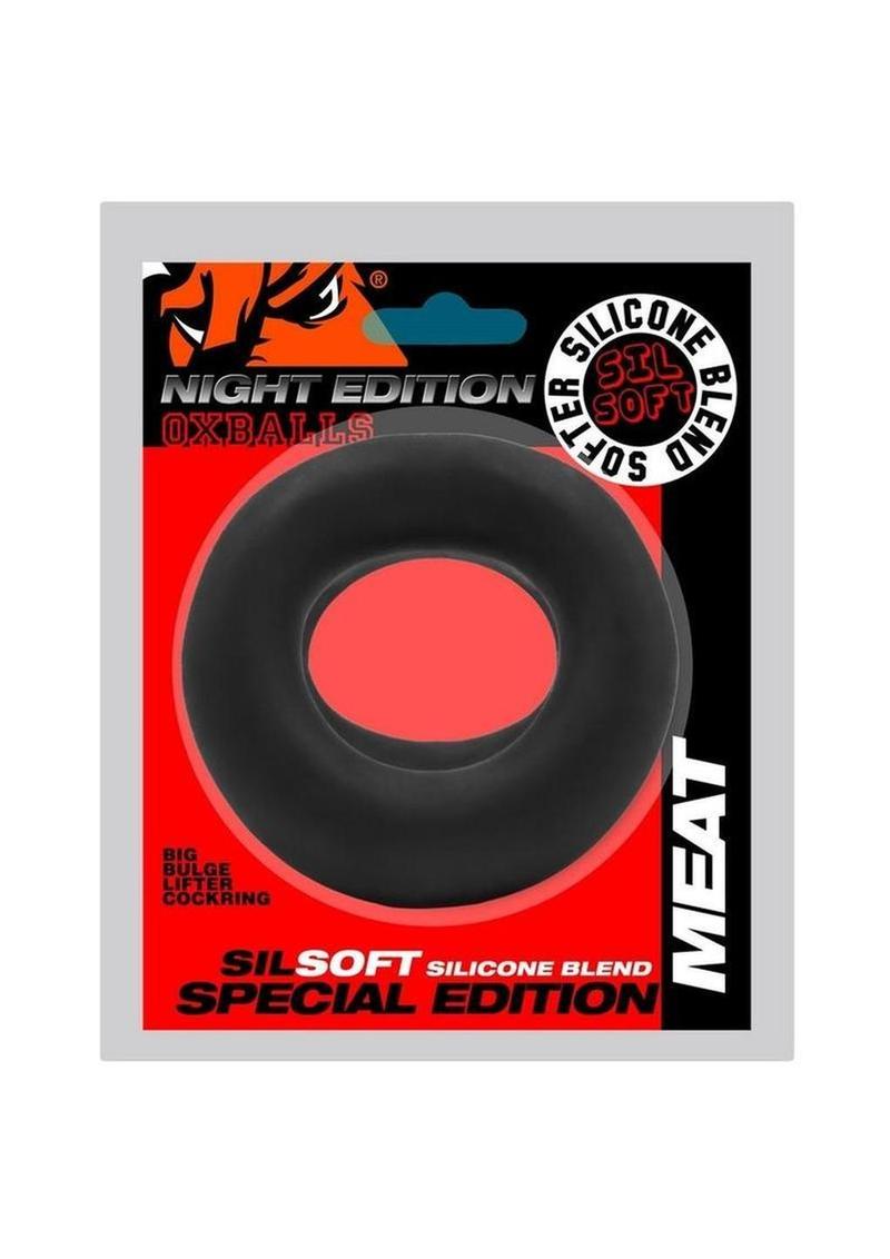 Anillo para el pene Oxballs Meat Big Bulge Lifter Night Edition - Negro