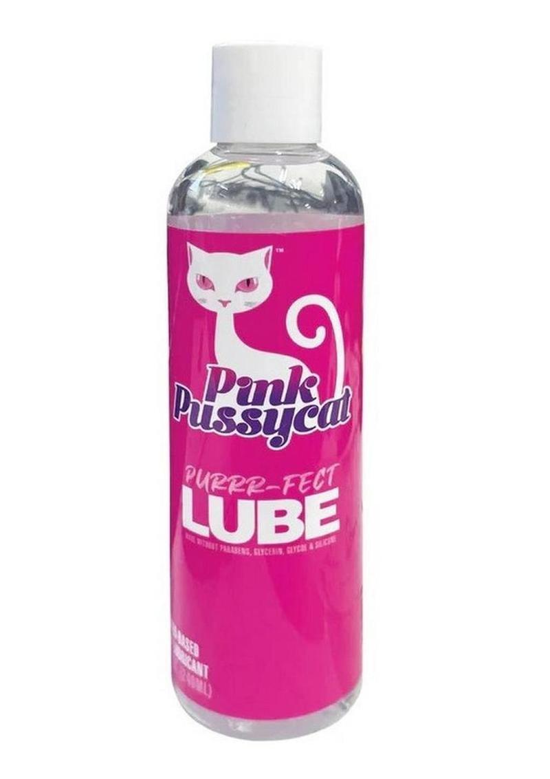 Lubricante a base de agua Pink Pussycat Purrr-fect de 8 oz
