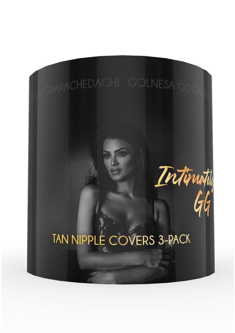 Cubrepezones de silicona Intimately GG (paquete de 3) - Bronceado