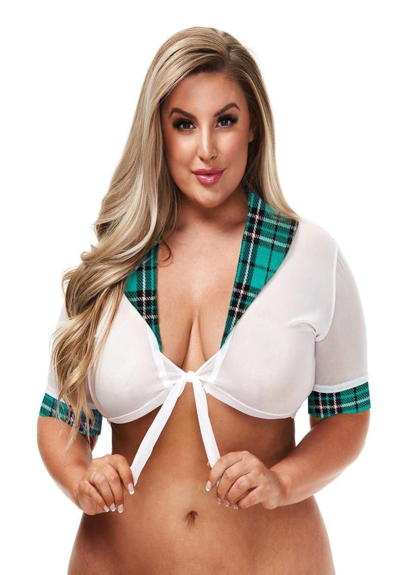 Camiseta de colegiala Teachers Pet - Reina - Turquesa