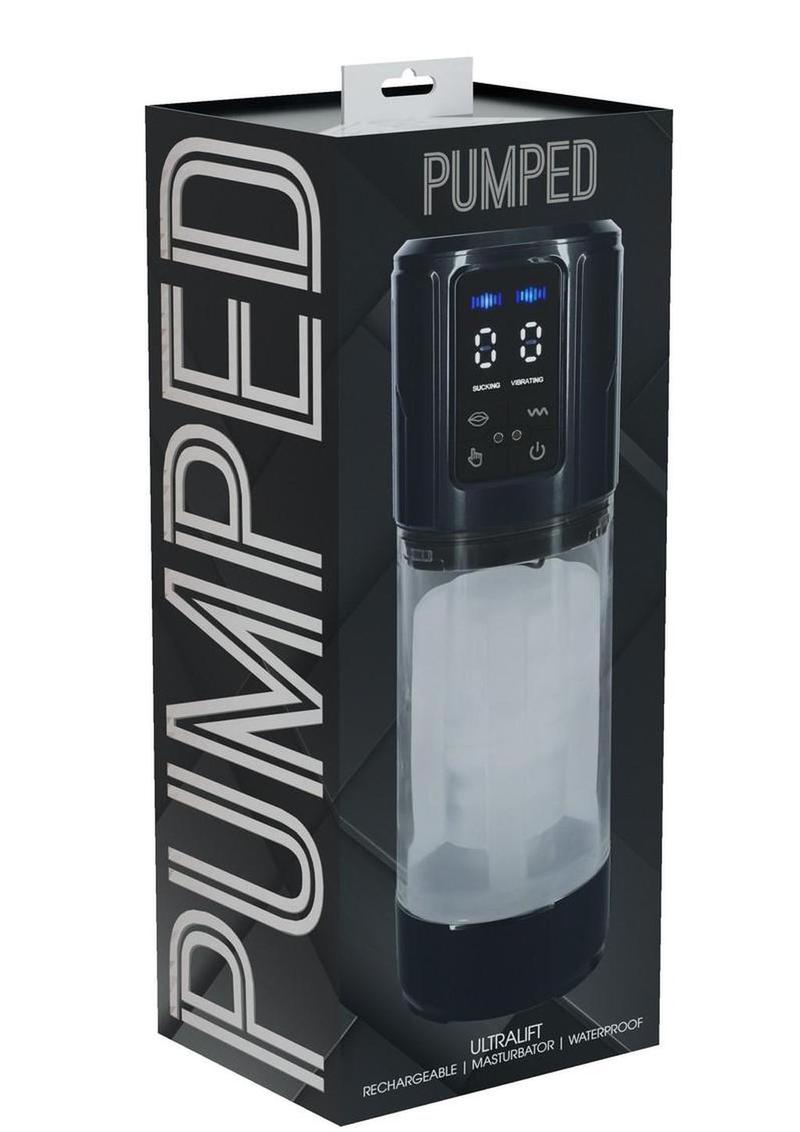 Masturbador recargable Pumped UltraLift de 10 funciones - Metalizado