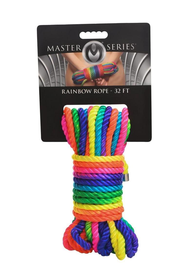Cuerda de bondage Master Series de 9,7 m - Arcoíris