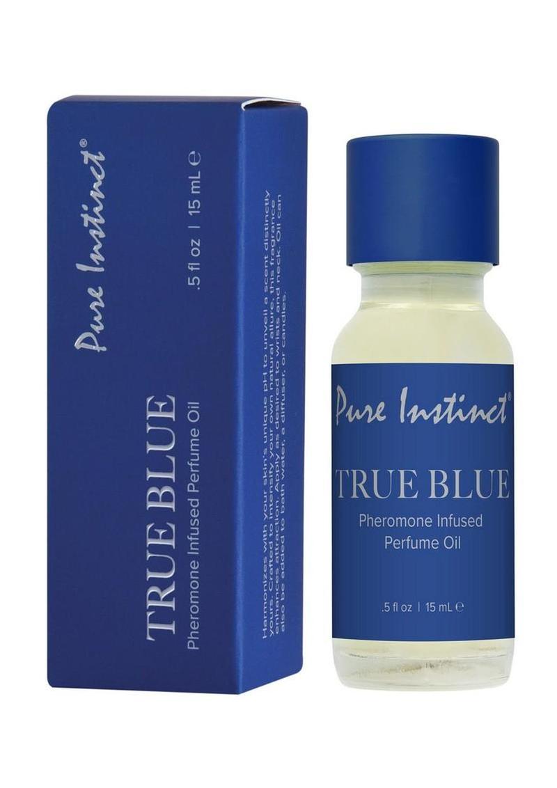 Perfume con feromonas Pure Instinct en gotero - Azul verdadero - 15 ml/0,5 oz
